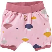 HANS NATUR Pumphose Baby kurz Bio-Baumwolle Pilzparty rosa Gr.50/56, Rosa, – Produktbild 1 von 1