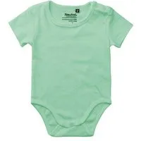 Neutral Neutral® Baby Wickelbody Strampler Kurzarm, Dusty mint, – Produktbild 1 von 1