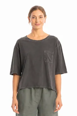 RAVENS VIEW IBIZA RAVENS VIEW IBIZA Damen vegan Top Riviera Anthrazit – Produktbild 1 von 1