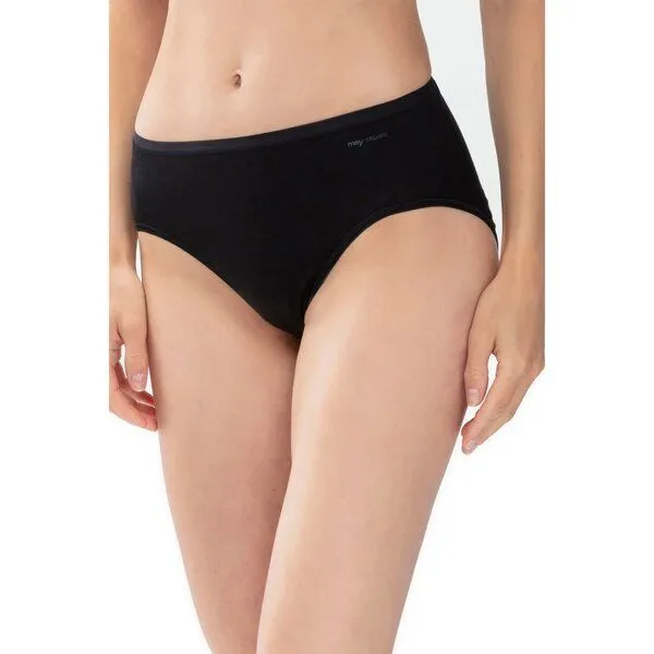 mey Mey 2x Damen Slip Organic American Pants Bio-Baumwolle, Schwarz, – Produktbild 1 von 3