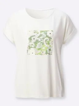 Witt Rundhalsshirt ecru-eucalyptus-bedruckt – Produktbild 1 von 1