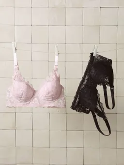 Vertbaudet 2er-Pack Still-BHs aus Spitze hell – Produktbild 1 von 1