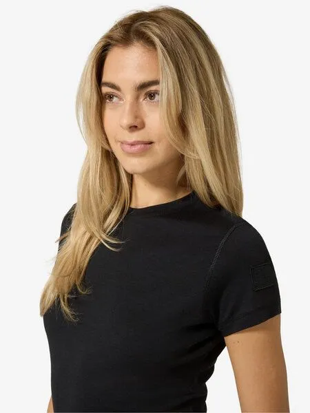 Super.Natural Super.Natural W BIO BASE TEE für Damen, Merino, Jet black, – Produktbild 1 von 4