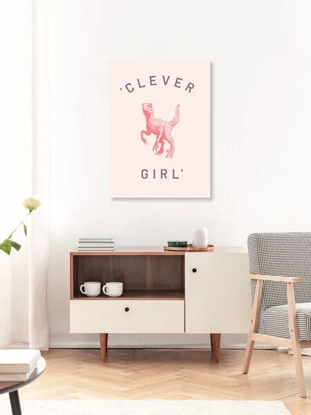 Photocircle Photocircle Poster / Leinwandbild - Clever Girl – Produktbild 3 von 4