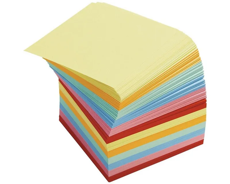 Otto Office Notizzettel, 90x90 mm, 700 Blatt, lose, Blau|bunt|gelb|rot, – Produktbild 2 von 4