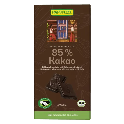 RAPUNZEL RAPUNZEL Bitterschokolade mit 85% Kakao – Produktbild 2 von 2