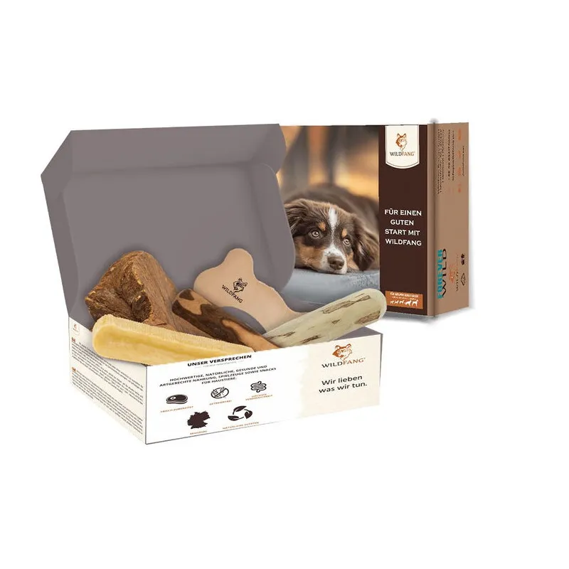 Wildfang Wildfang Kauwurzel / Kauspielzeug Paket Hundebox - Kauspaß S – Produktbild 1 von 2