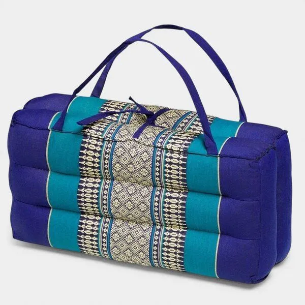Der Lindwurm Der Lindwurm Yogablock mit Kapokfüllung, Hellblau/blau, – Produktbild 1 von 2