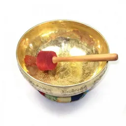 Just Be Just Be Buddha Mantra Klangschale handgehämmert ca. 25cm – Produktbild 1 von 1
