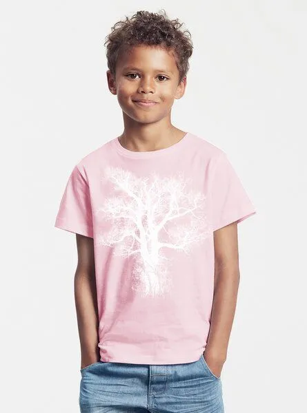 Peaces.bio - handbedruckte Biomode Peaces.bio - handbedruckte Biomode Bio-Kinder T-Shirt Chestnut, Rosa, – Produktbild 2 von 2