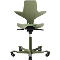 HAG HAG Bürodrehstuhl "Capisco Puls 8010" Gestell: moss grey,Stoff: "Mainline Flax" green – Produktbild 1 von 1