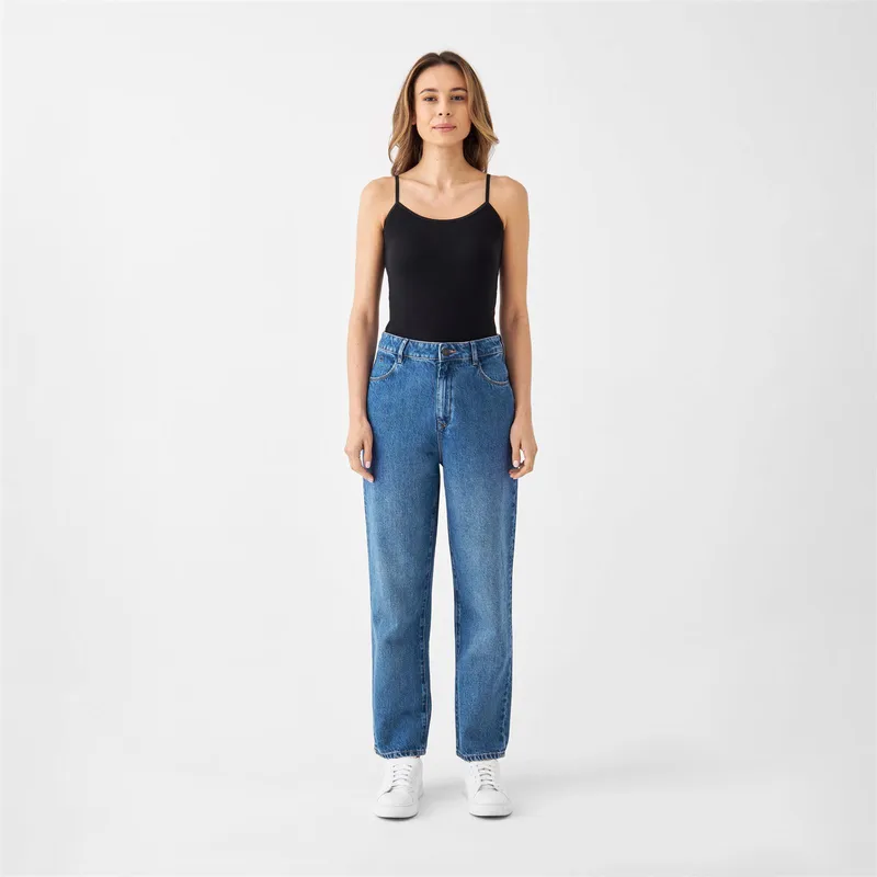 DAWN Jeanshose Wide Straight Modell: Minimal, Medium blue, – Produktbild 1 von 1