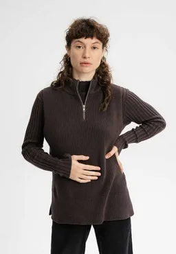 MELA Rollkragen Strick Pullunder GAMINI | von MELA | Fairtrade & GOTS zertifiziert – Produktbild 1 von 1