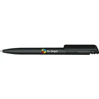 Senator Senator Kugelschreiber "Trento Matt Recycled" inkl. 4-farbigem Aufdruck, schwarz – Produktbild 1 von 1
