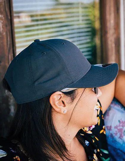 Atlantis Headwear Atlantis Headwear Recy Feel Cap Kunststoffverschluss Leicht gebogener Schirm, Grau, – Produktbild 2 von 3