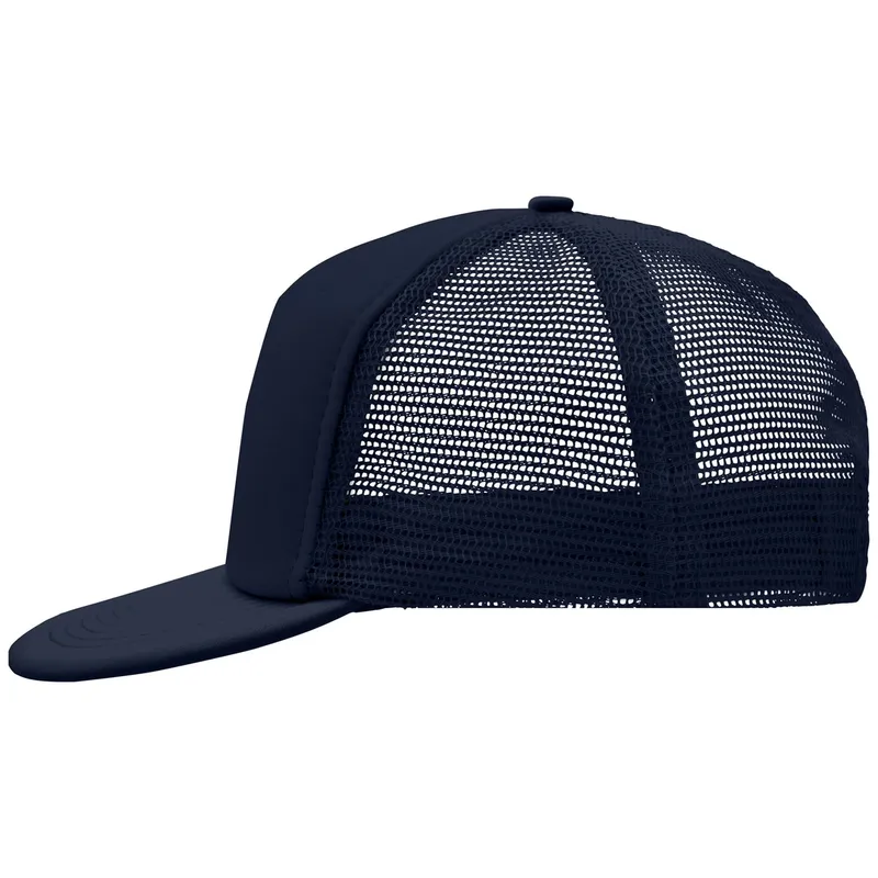 Myrtle Beach myrtle beach 5 Panel Mesh Cap mit flachem Schild MB6207 Gr. one size navy/navy – Produktbild 1 von 1
