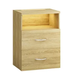Casaria® Nachttisch Jamie Eiche 55x40x28cm – Produktbild 1 von 1