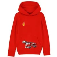Spangeltangel Spangeltangel Kinder-Hoodie "Feuerwehr" rot – Produktbild 1 von 1