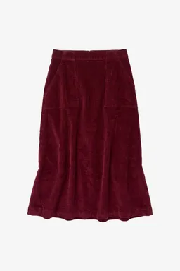 KnowledgeCotton Apparel KnowledgeCotton Apparel Damen vegan Rock Cord Burgund – Produktbild 1 von 1