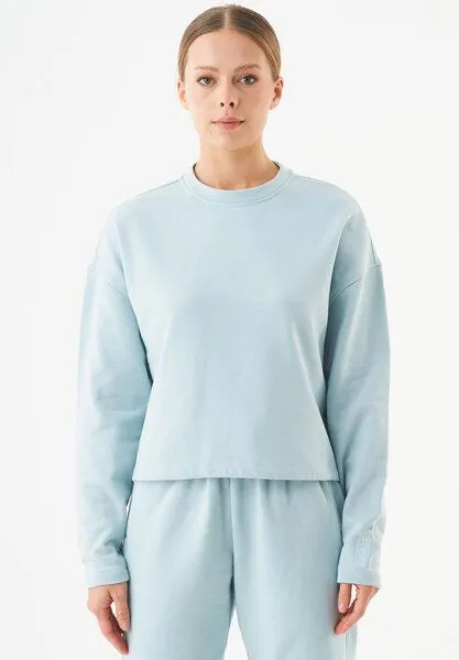 ORGANICATION ORGANICATION ESSENTIALS-SEDA- Sweatshirt aus Bio-Baumwolle, Mint blue, – Produktbild 1 von 4