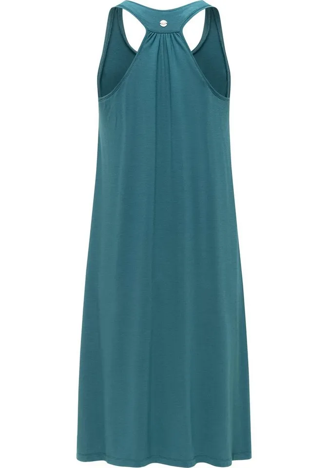 ragwear ragwear Jerseykleid Nairay Lässig-leichtes Strandkleid, Grün, – Produktbild 1 von 2