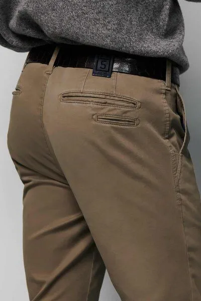 M 5 BY MEYER M 5 BY MEYER Casual Chino Super Stretch, Weiß (taupe), – Produktbild 5 von 5