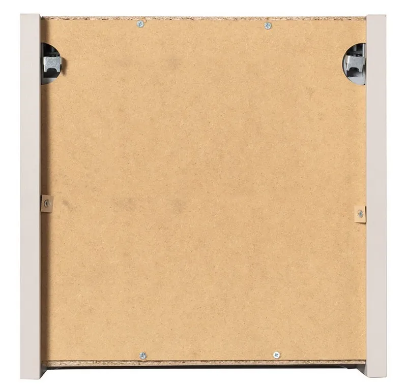 Lomadox Hängeschrank NEWPORT-56-CASHMERE Wandschrank Badschrank, kaschmir, gerillte Front, ca. 30/30/19cm, Beige|weiß, – Produktbild 5 von 5