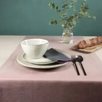 nahtur design nahtur-design Tischläufer aus 100% BioLeinen | Leinendenim, Rosé (rosa), – Produktbild 1 von 1