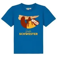 watabout kids watabout.kids T-Shirt Kinder Faultier Große Schwester, Royal blue, – Produktbild 1 von 1