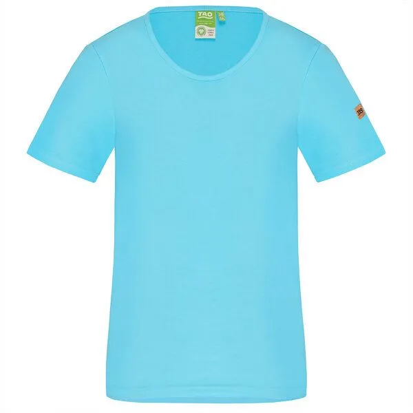 TAO Sportswear TAO Sportswear Damen Freizeitshirt FRANZI aus Bio-Baumwolle, Blau, – Produktbild 1 von 4