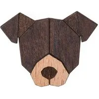 BeWooden BeWooden Brosche aus Holz "Pit Bull Terrier | Mode Schmuck – Produktbild 1 von 1