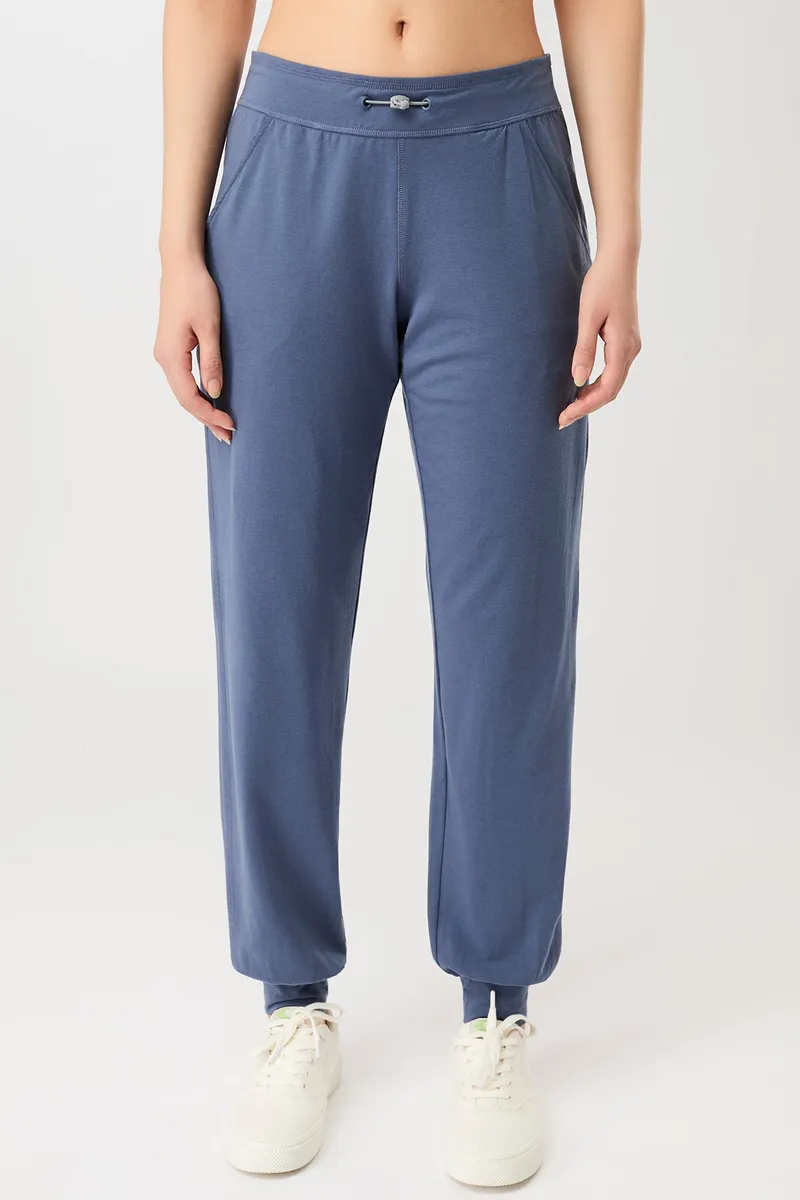 mandala MANDALA Damen vegan Hose Die N.Y. Eclipse Blau, Blau, – Produktbild 1 von 2