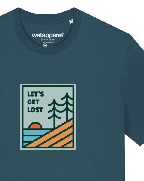 watapparel watapparel T-Shirt Unisex Let's Get Lost, Stargazer, – Produktbild 3 von 3