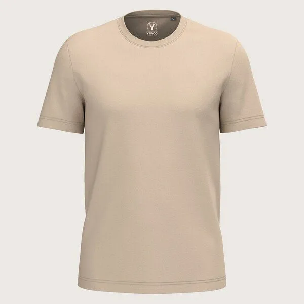 YTWOO YTWOO Regular Herren T-Shirt Light, Light sand, – Produktbild 1 von 2