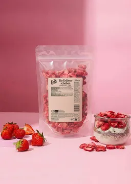 KoRo Gefriergetrocknete Bio Erdbeerscheiben | 100 g – Produktbild 1 von 1