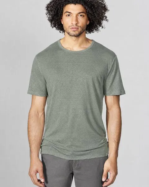 HempAge HempAge 100% Reines Hanf T-Shirt, Thyme (grün), – Produktbild 1 von 4