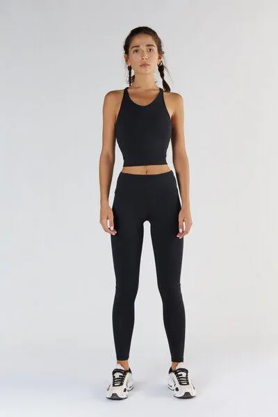 True North True North Bio-Damen-Crop-Top mit Rundhalsausschnitt, Black, – Produktbild 4 von 5
