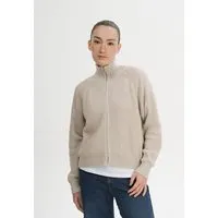MELA MELA Rippstrick Jacke Style KAMUKA aus 100% Bio-Baumwolle, Kiesel melange, – Produktbild 1 von 1