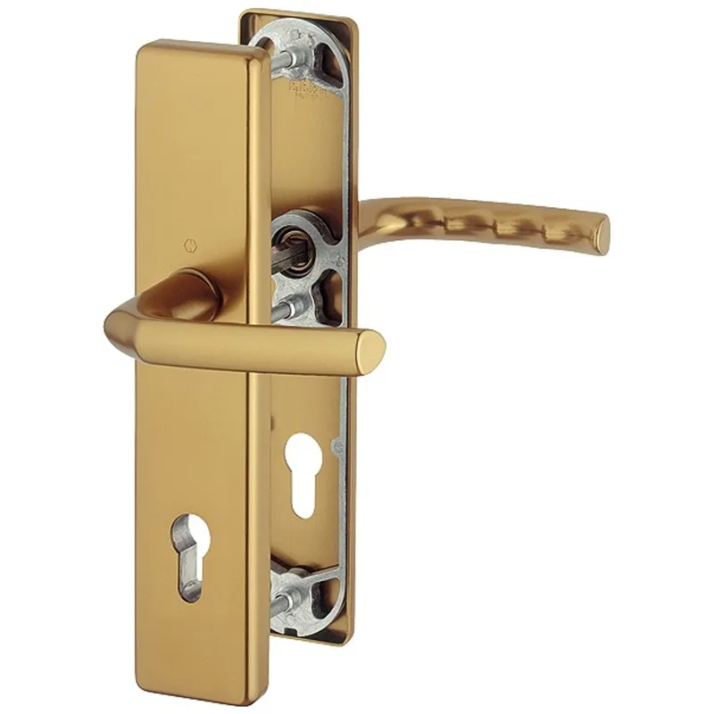 HOPPE Hoppe HT-SI-Drückergarnitur, PZ, E92, VK10, 67-72, RH12, ALU, 1117/2221A/2440, Birmingham, oh.ZA, F4 – Produktbild 1 von 1