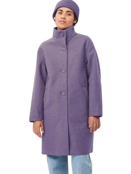 LangerChen LangerChen Wollmantel - Coat Pennfield - aus Wolle, Lila (purple), – Produktbild 1 von 4