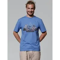 watapparel watapparel T-Shirt Unisex Geometric Landscape, Bright blue, – Produktbild 1 von 1