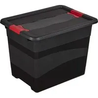 Keeeper keeeper Transportbehälter 'Eckhart' mit Deckel, 39,5 x 29,5 x 30 cm, 24 l, grau – Produktbild 1 von 1