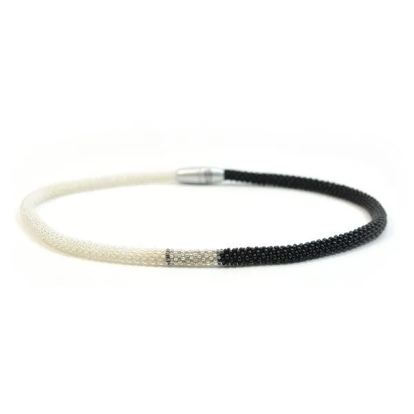 Sakiba Sakiba Collier Svelte Tricolor, Schwarz-weiß, – Produktbild 1 von 3
