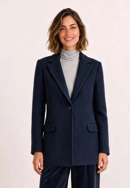 LANA Organic LANA Organic Wollblazer, Modell Pamela, Marine, – Produktbild 3 von 4