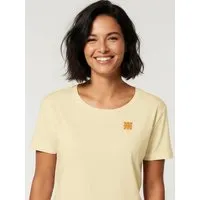 Kultgut Kultgut Leichtes- Sommershirt - Soft tailliert /Little Flower, Hellgelb, – Produktbild 1 von 1