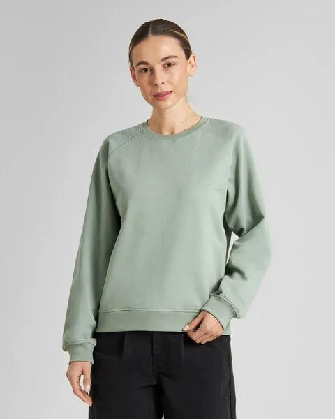 Dedicated DEDICATED Sweatshirt Ystad Base - aus Bio-Baumwolle, Iceberg green (grün), – Produktbild 2 von 3