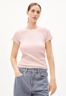 ARMEDANGELS ARMEDANGELS HANJAA Damen Ripp-T-Shirt aus Bio-Baumwoll Mix – Produktbild 1 von 1