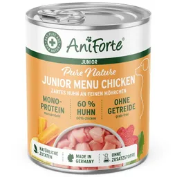 AniForte AniForte Nassfutter Junior Menue Huhn 6 x 400g – Produktbild 1 von 1