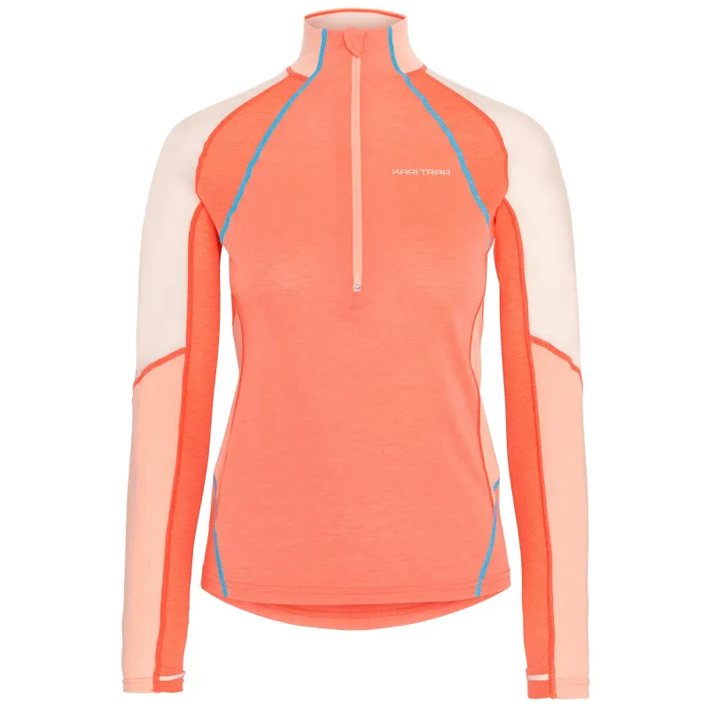 Kari Traa Damen Zip-T-Shirt Kari Traa Alma, Rose, – Produktbild 1 von 1