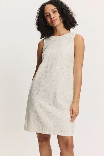 Tranquillo Tranquillo Kleid Lenii aus Bio-Baumwolle, White, – Produktbild 4 von 7